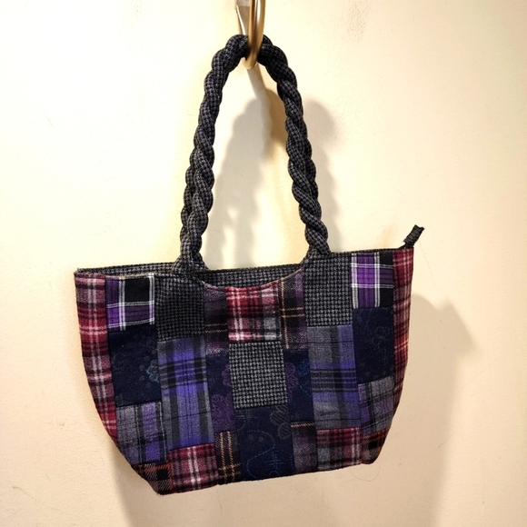 Capelli Straworld Quilted Patchwork Tote - Picture 1 of 12